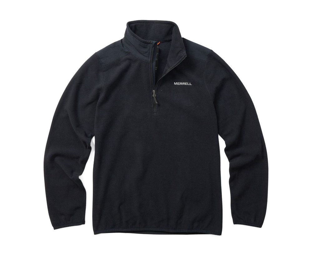 Pulôver Senhora - Merrell Terrain 1/4 Zip Fleece - Pretas - PSD946835